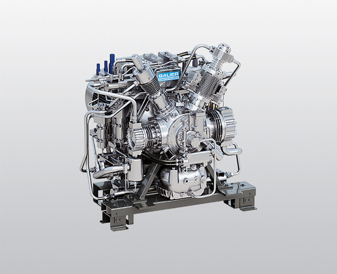 Compressore ad alta pressione BAUER GB 26.1 raffreddato ad acqua